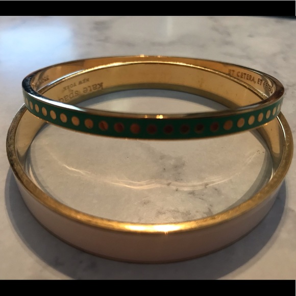 Two Kate Spade bangles Clean Slate & Et Cetera - Picture 2 of 4